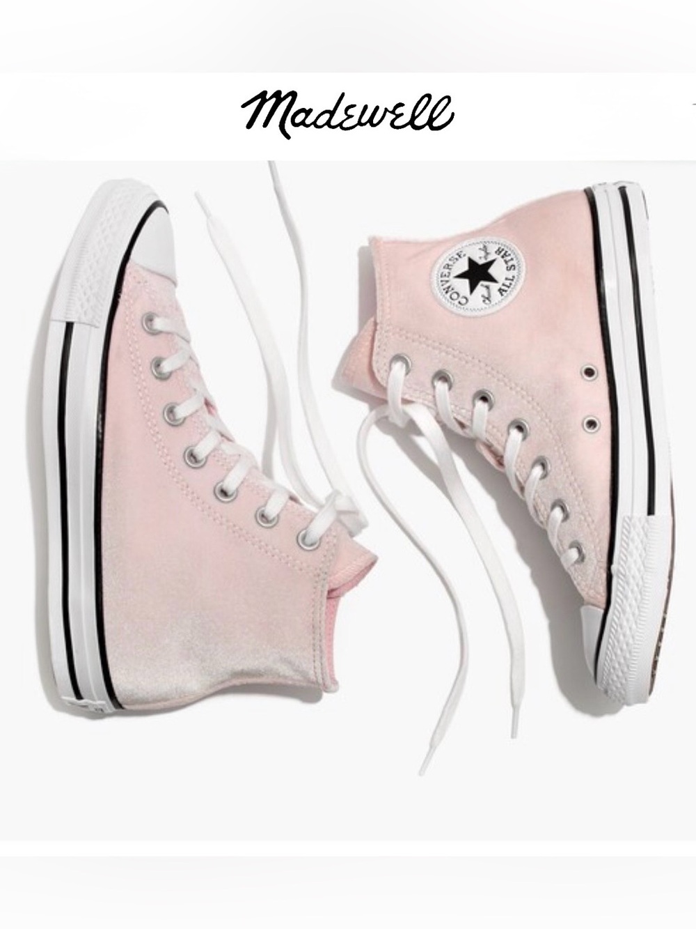 Converse  Chuck Taylor All Star High Top Sneakers in Artic Pink Velvet NWT